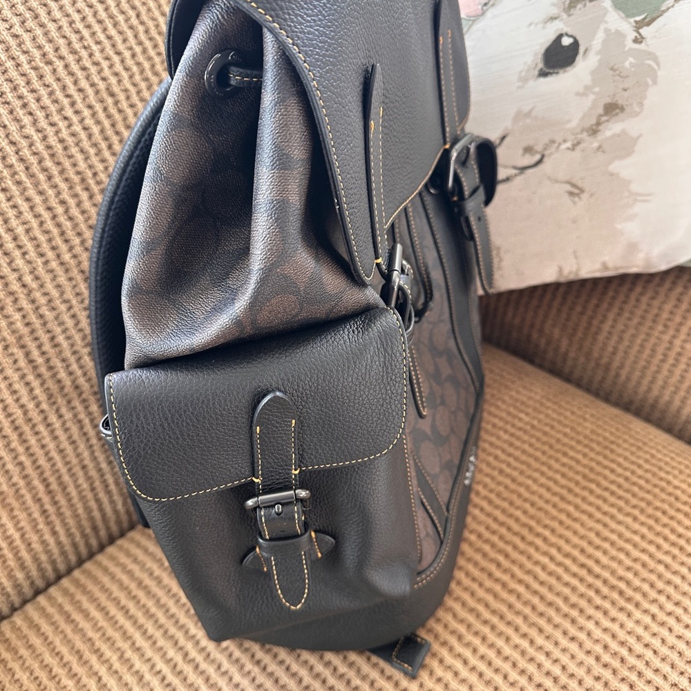 NWT Coach Hudson Backpack in Signature c r388 - Picture 12 of 16